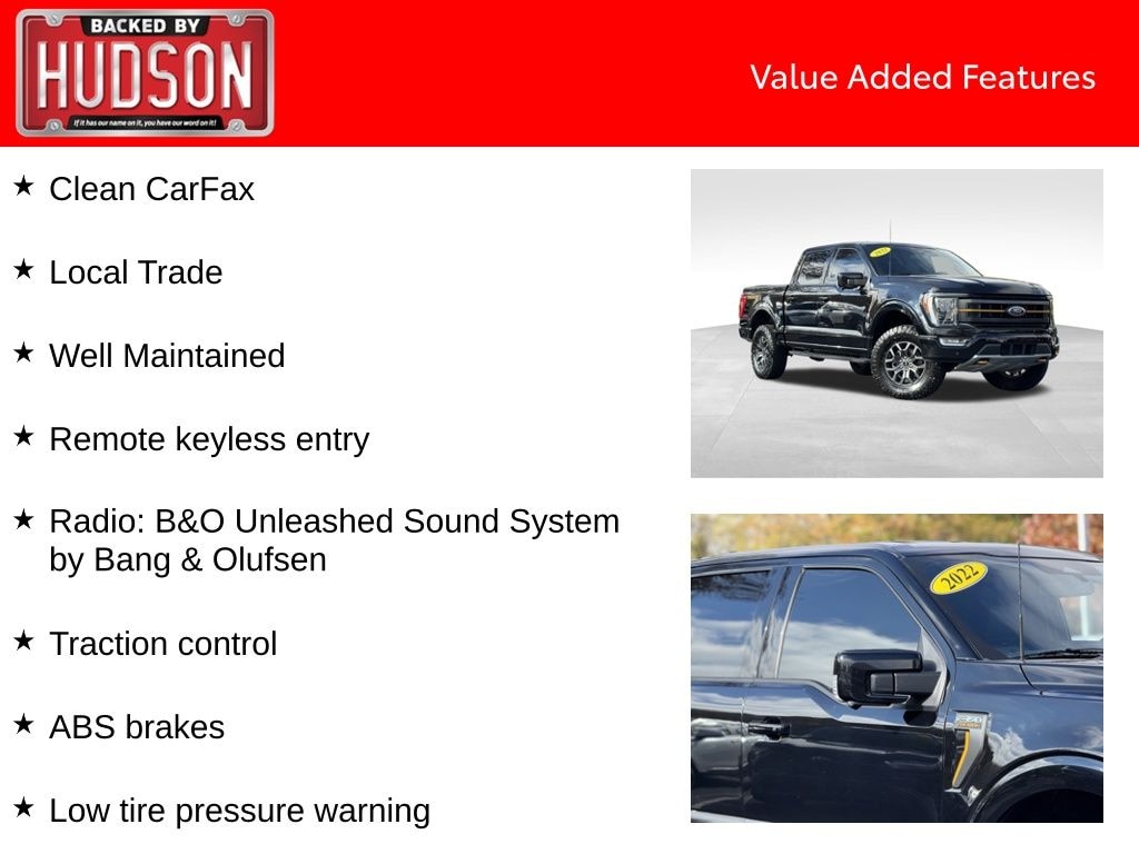 Used 2022 Ford F-150 Truck SuperCrew Cab
