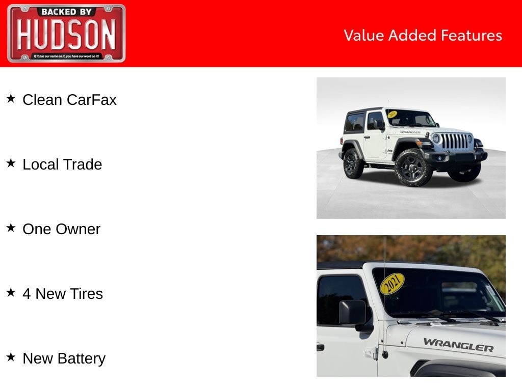 Used 2021 Jeep Wrangler Sport SUV