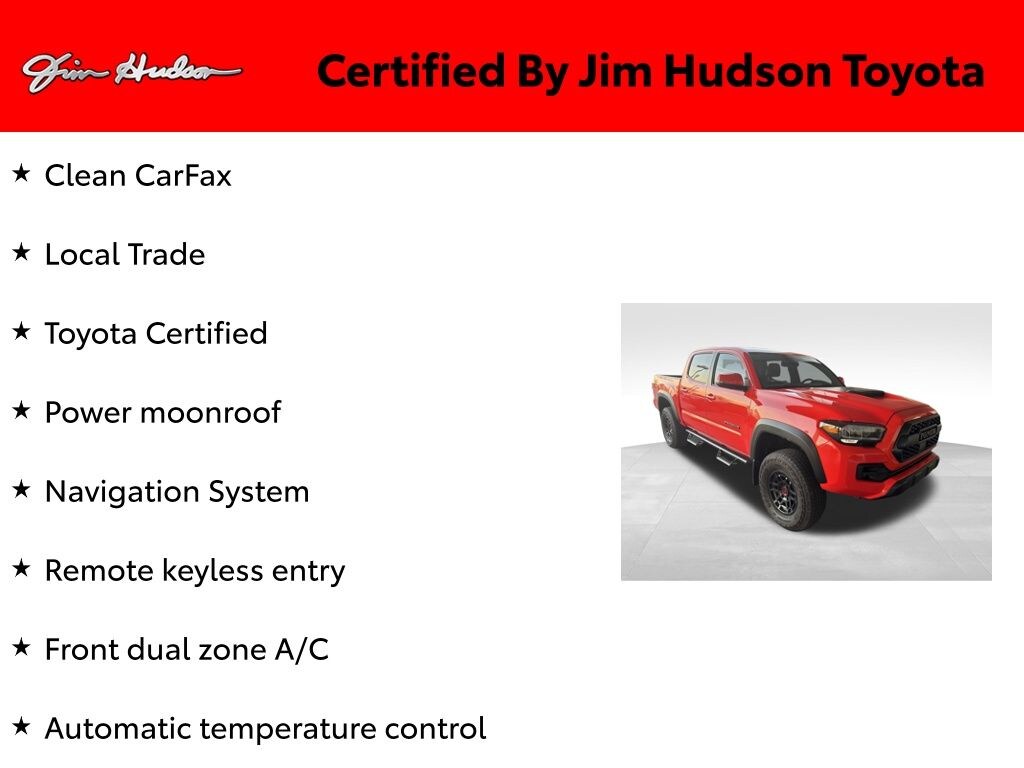 Certified 2023 Toyota Tacoma TRD Pro V6 Truck Double Cab