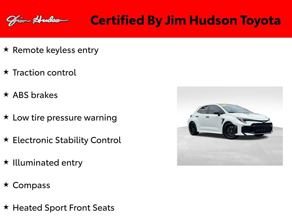 Used 2025 Toyota GR Corolla  Hatchback