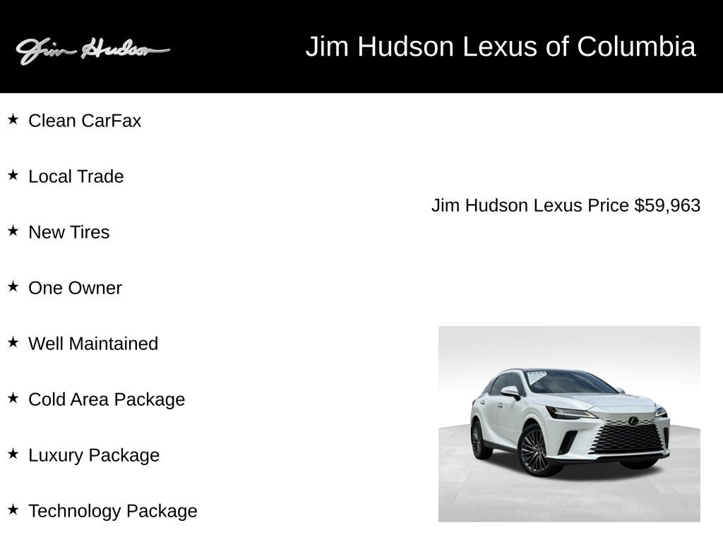 Certified 2024 Lexus RX 350h Luxury SUV