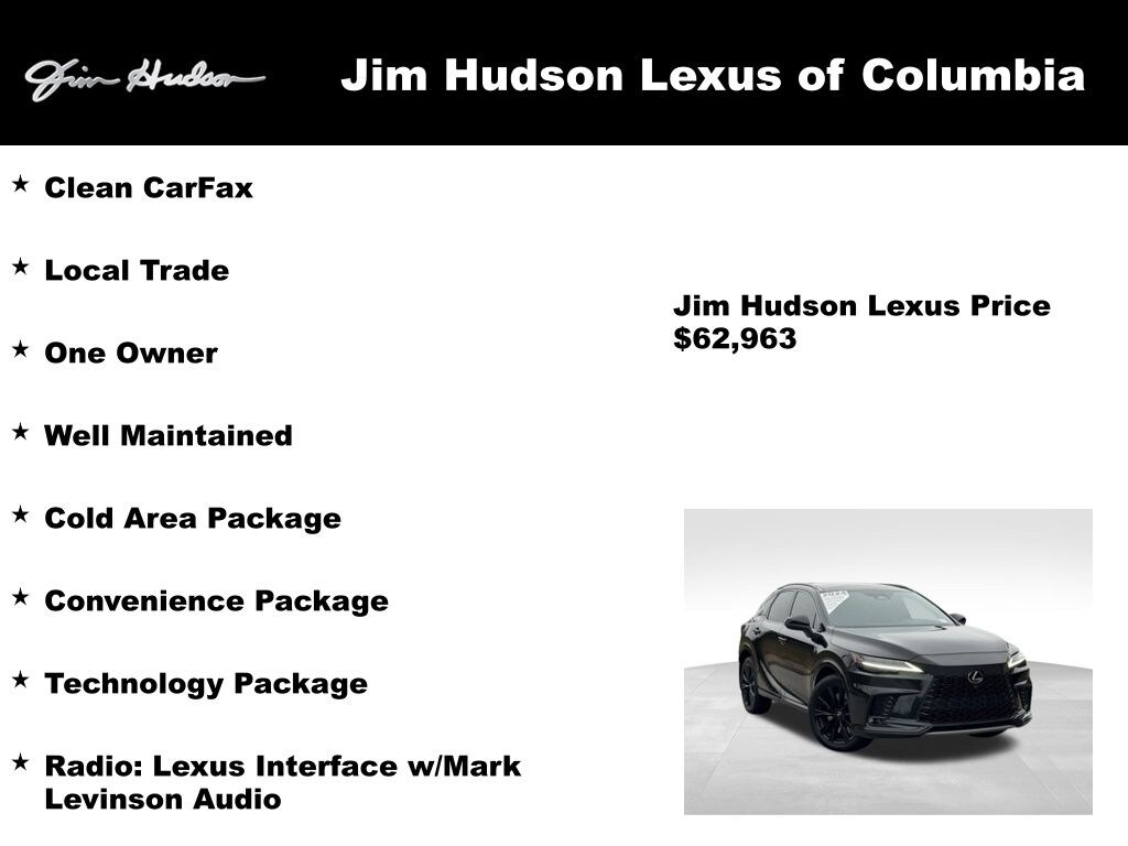 Certified 2024 Lexus RX 500h F SPORT Performance SUV