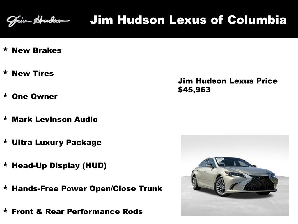 Certified 2023 Lexus ES 350 Ultra Luxury Sedan