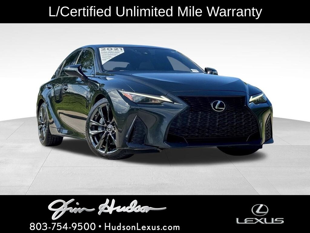 Certified 2021 Lexus IS 350 F SPORT Sedan
