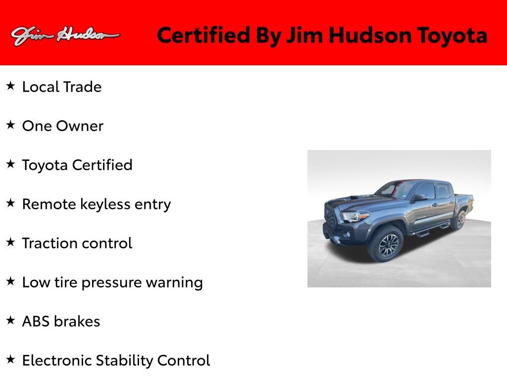 Certified 2020 Toyota Tacoma SR5 V6 Truck Double Cab