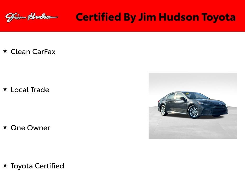Certified 2025 Toyota Camry LE Sedan