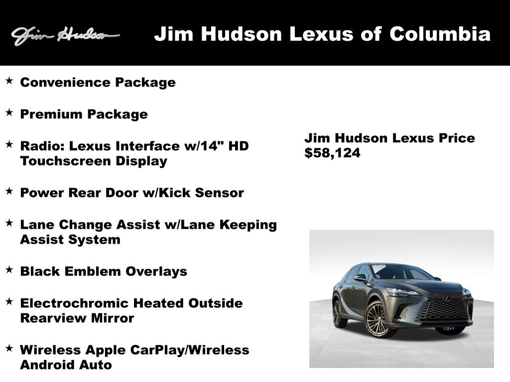 Certified 2025 Lexus RX 350 Premium SUV