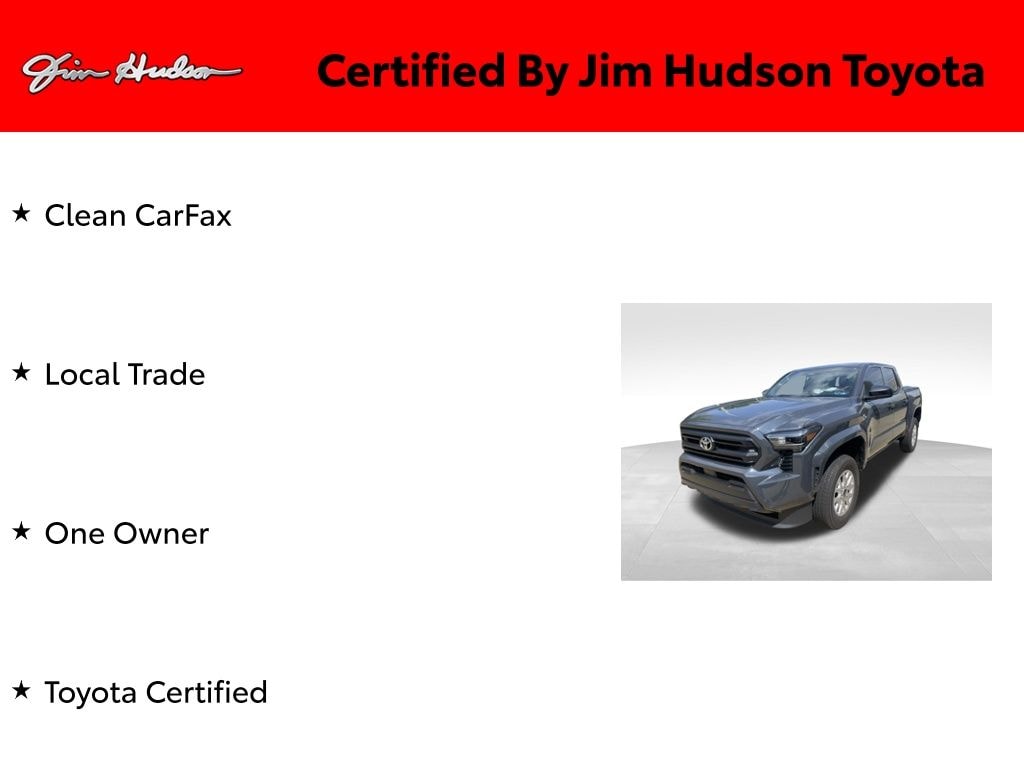 Certified 2025 Toyota Tacoma SR Truck Double Cab