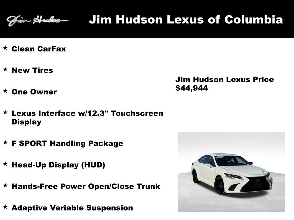 Certified 2023 Lexus ES 350 F SPORT Sedan