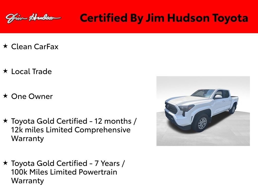 Certified 2026 Toyota Tacoma SR5 Truck Double Cab