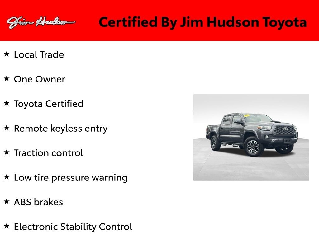 Certified 2020 Toyota Tacoma SR5 V6 Truck Double Cab