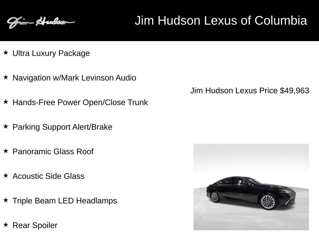 Certified 2022 Lexus ES 350 Ultra Luxury Sedan