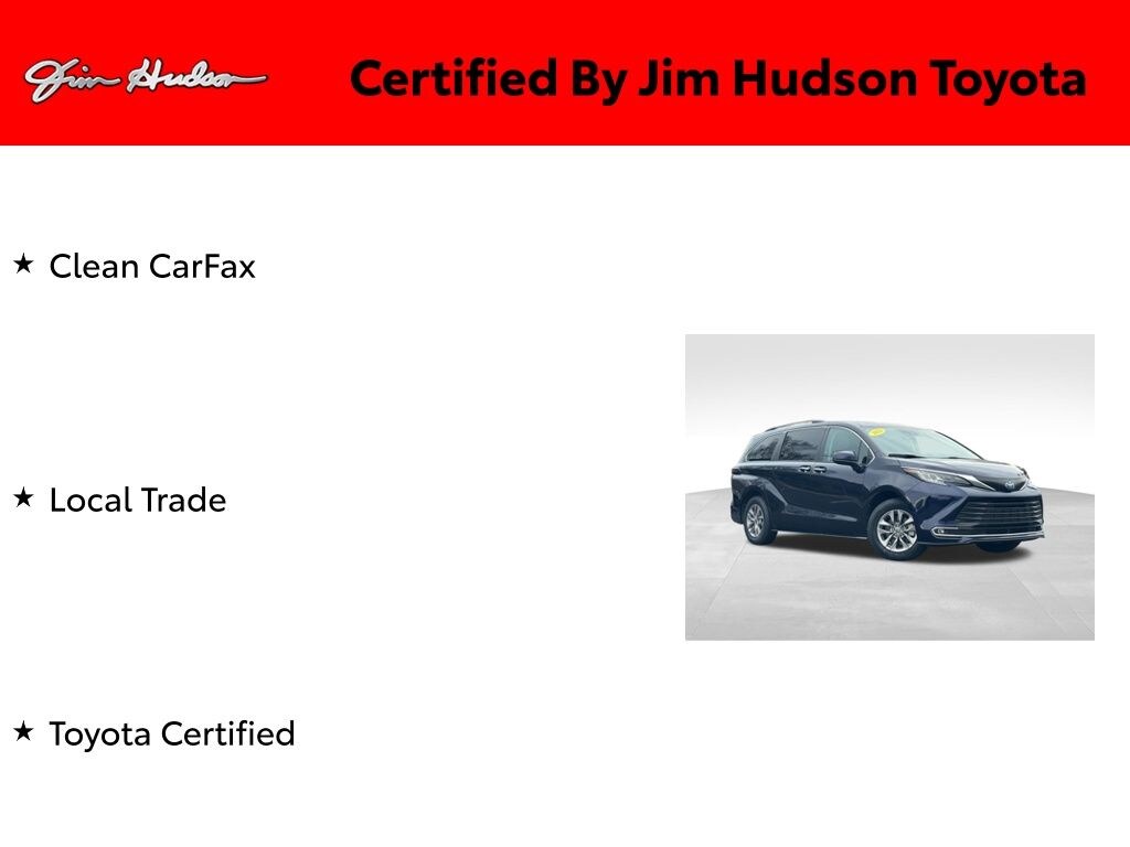 Certified 2023 Toyota Sienna XLE 7 Passenger Van Passenger Van