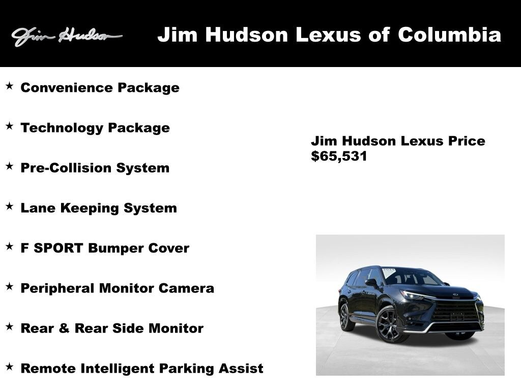 Certified 2024 Lexus TX 500h F SPORT Premium SUV