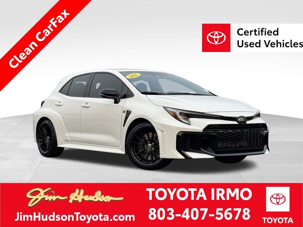 Certified 2025 Toyota GR Corolla Hatchback