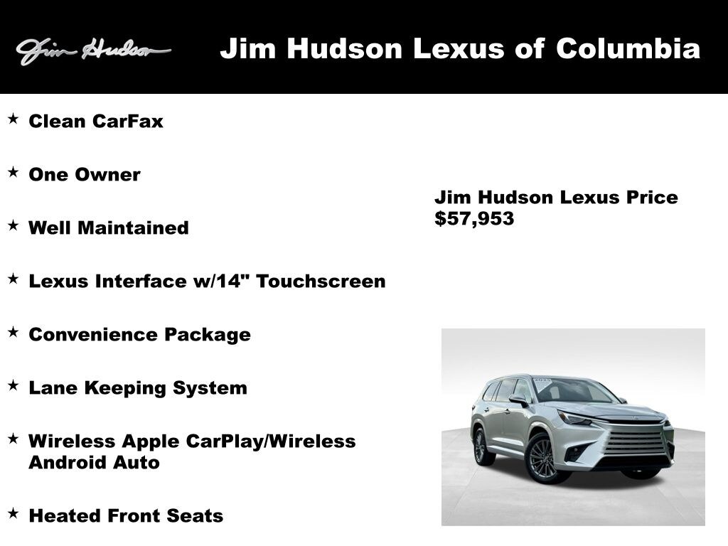 Certified 2025 Lexus TX 350 Base SUV