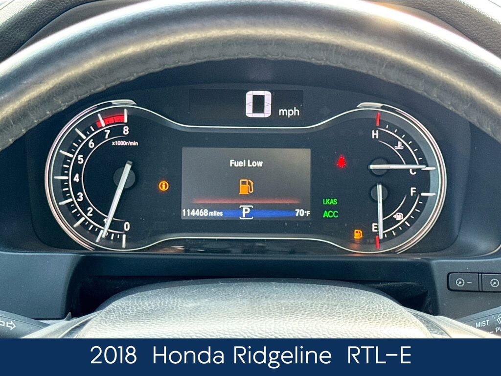 Used 2018 Honda Ridgeline RTL-E AWD Truck Crew Cab