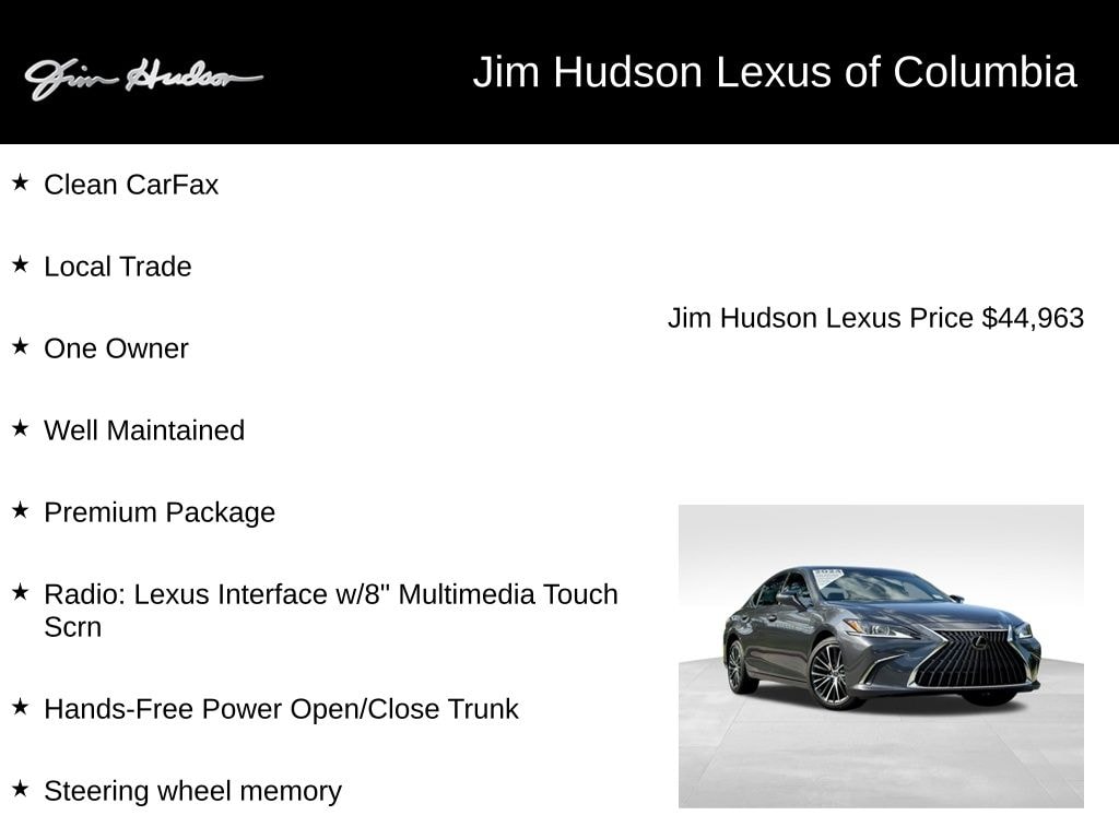 Certified 2024 Lexus ES 250 Luxury Sedan