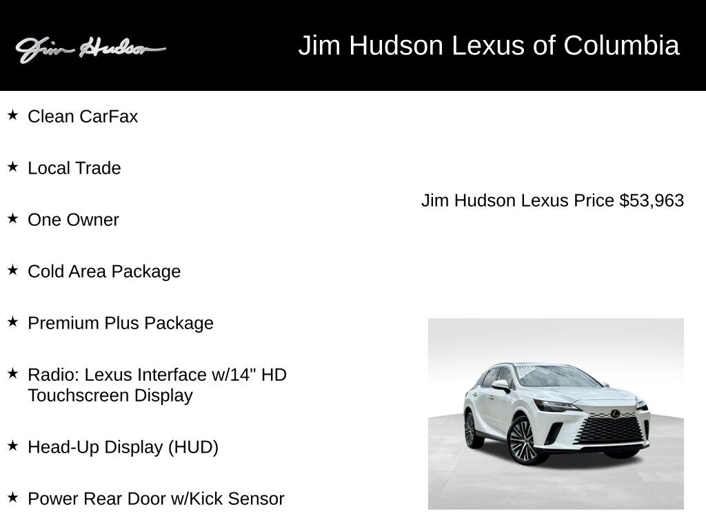 Certified 2023 Lexus RX 350 Premium Plus SUV