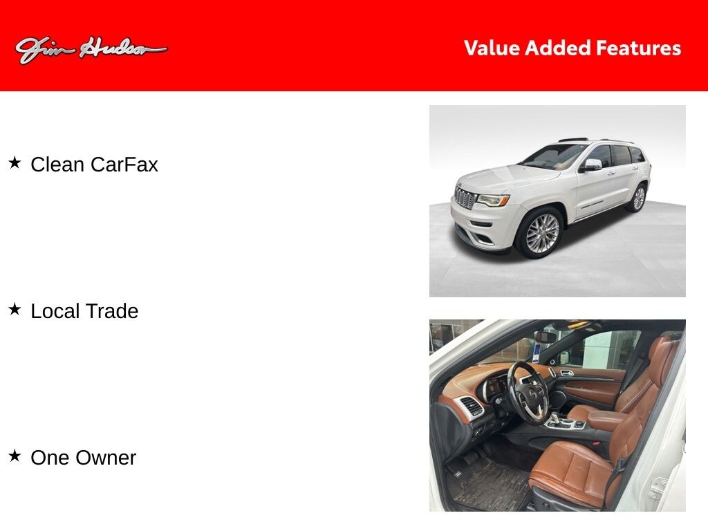 Used 2018 Jeep Grand Cherokee Summit 4x4 SUV