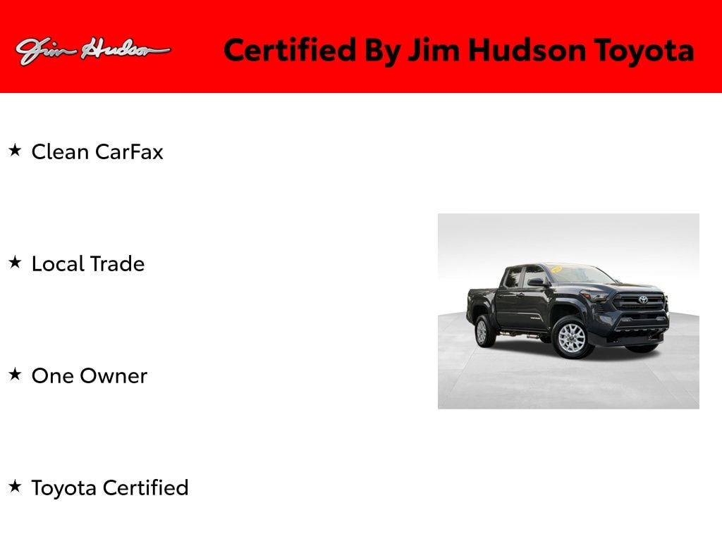 Certified 2024 Toyota Tacoma SR5 Truck Double Cab