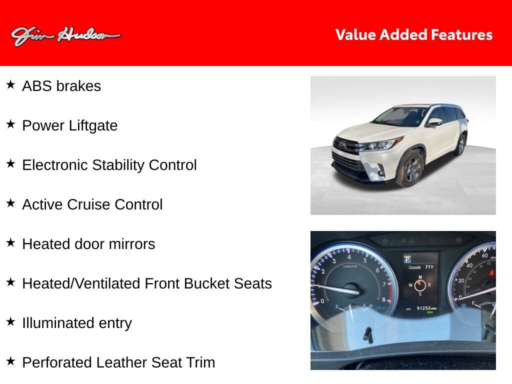 Used 2019 Toyota Highlander Limited V6 SUV