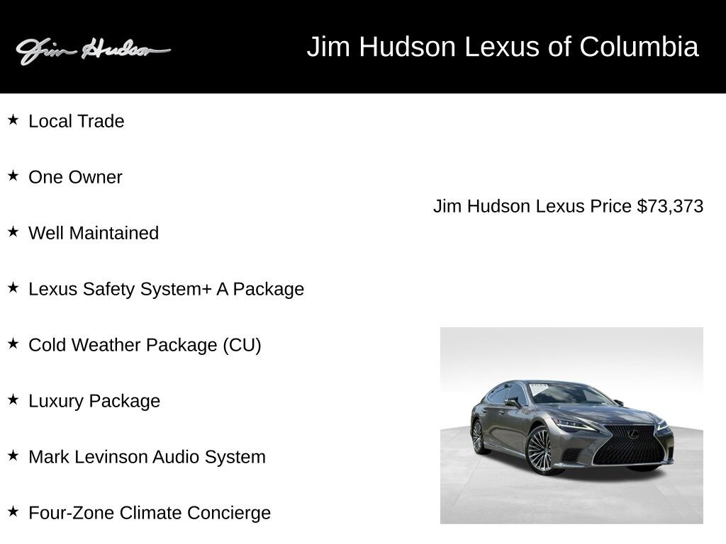 Certified 2024 Lexus LS 500 Sedan