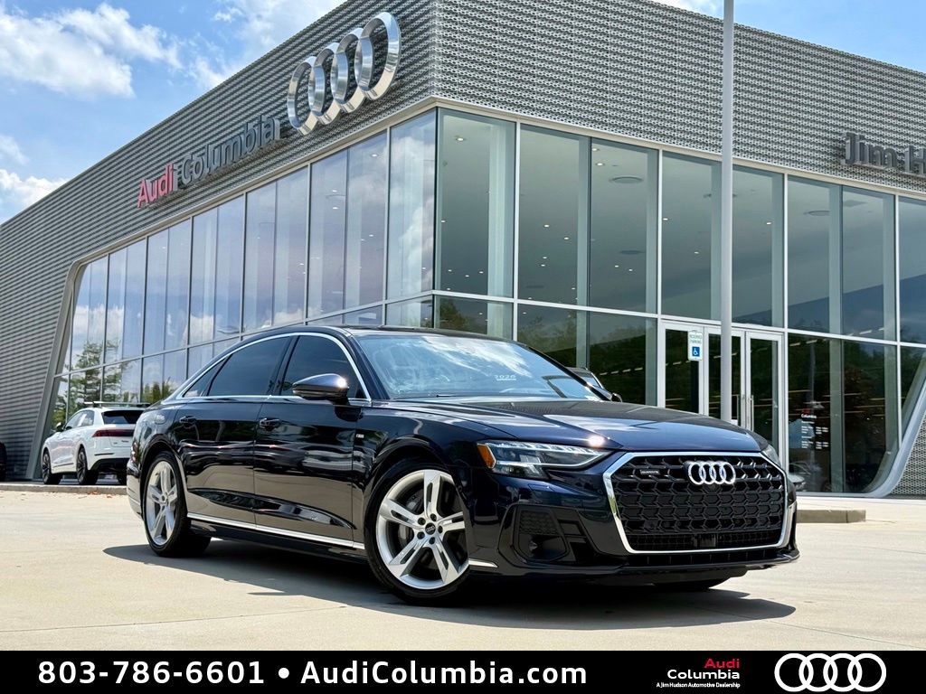 Firmament Blue 2026 Audi A8 Sedan All-Wheel Drive 8-Speed Automatic