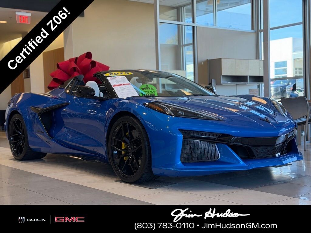 Certified 2025 Chevrolet Corvette Z06 Z06 w/2LZ Convertible