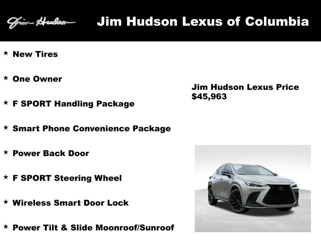 Certified 2024 Lexus NX 350 F SPORT Handling SUV