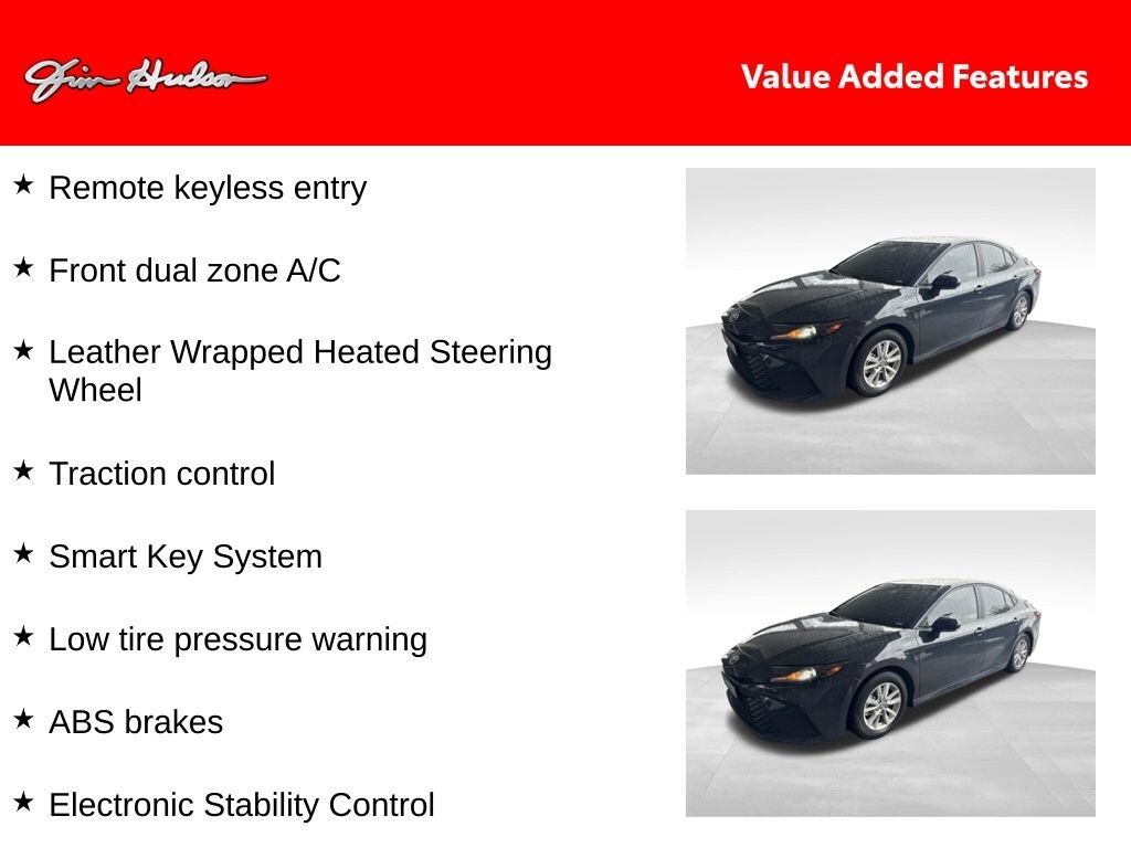 Used 2025 Toyota Camry LE Sedan