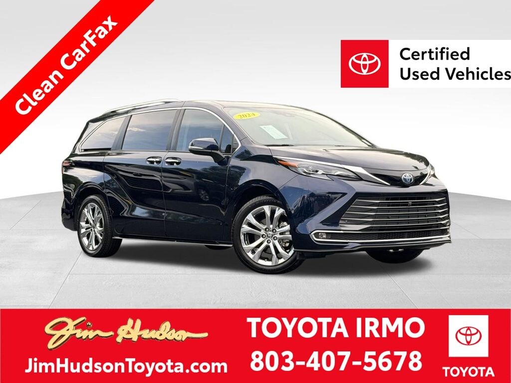 Certified 2024 Toyota Sienna Platinum 7 Passenger Van Passenger Van