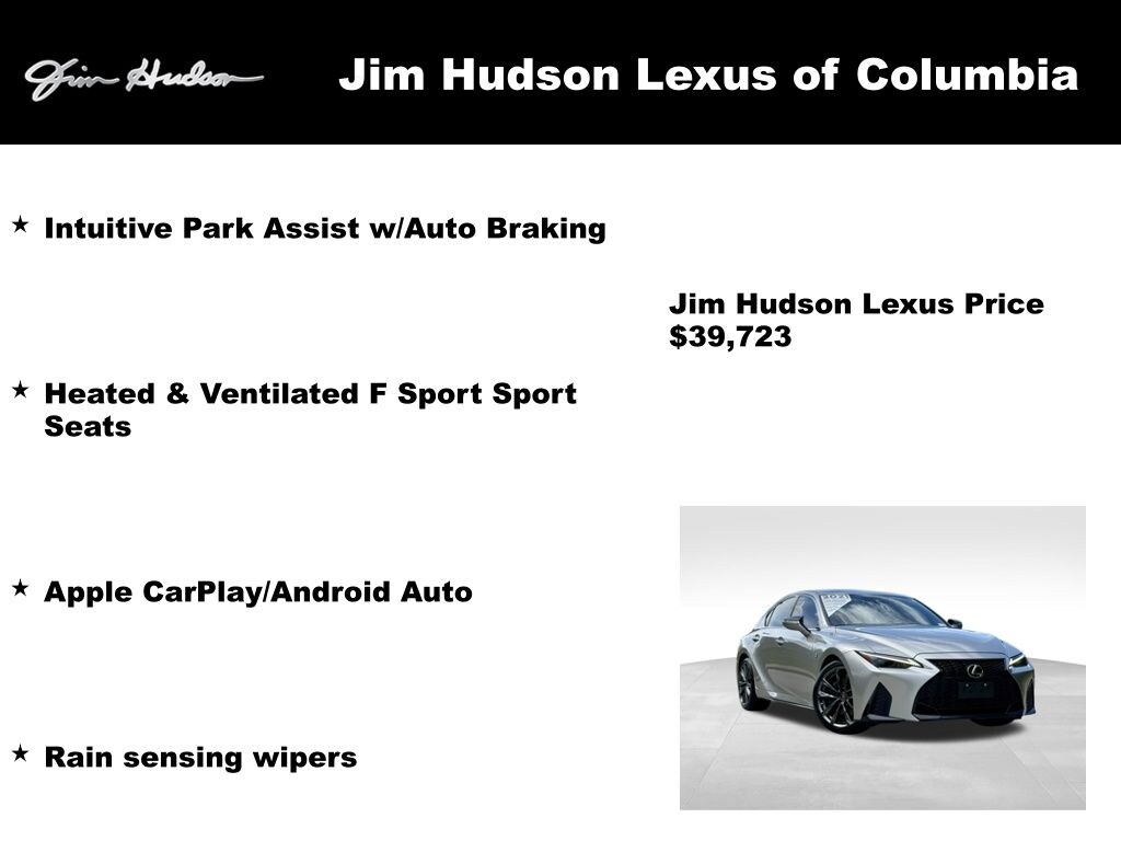Certified 2021 Lexus IS 350 F SPORT Sedan