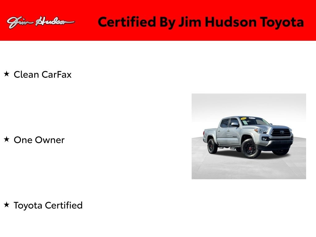Certified 2022 Toyota Tacoma SR5 V6 Truck Double Cab