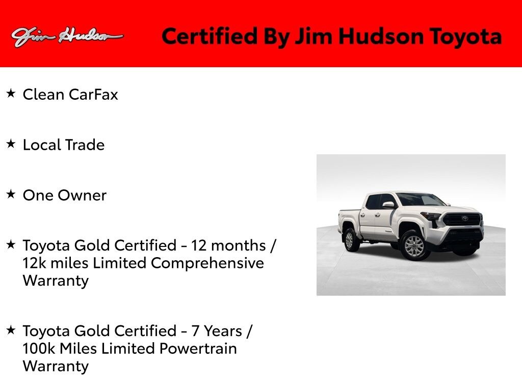 Certified 2026 Toyota Tacoma SR5 Truck Double Cab
