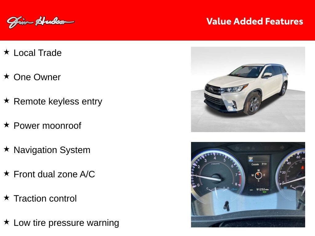 Used 2019 Toyota Highlander Limited V6 SUV