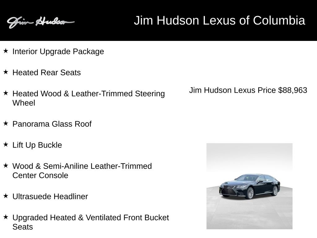 Certified 2023 Lexus LS 500 Sedan