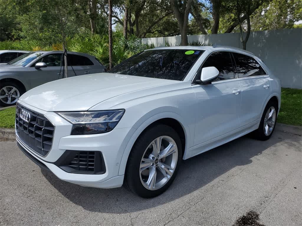 Used 2021 Audi Q8 Premium Plus with VIN WA1BVAF10MD021861 for sale in Coral Springs, FL