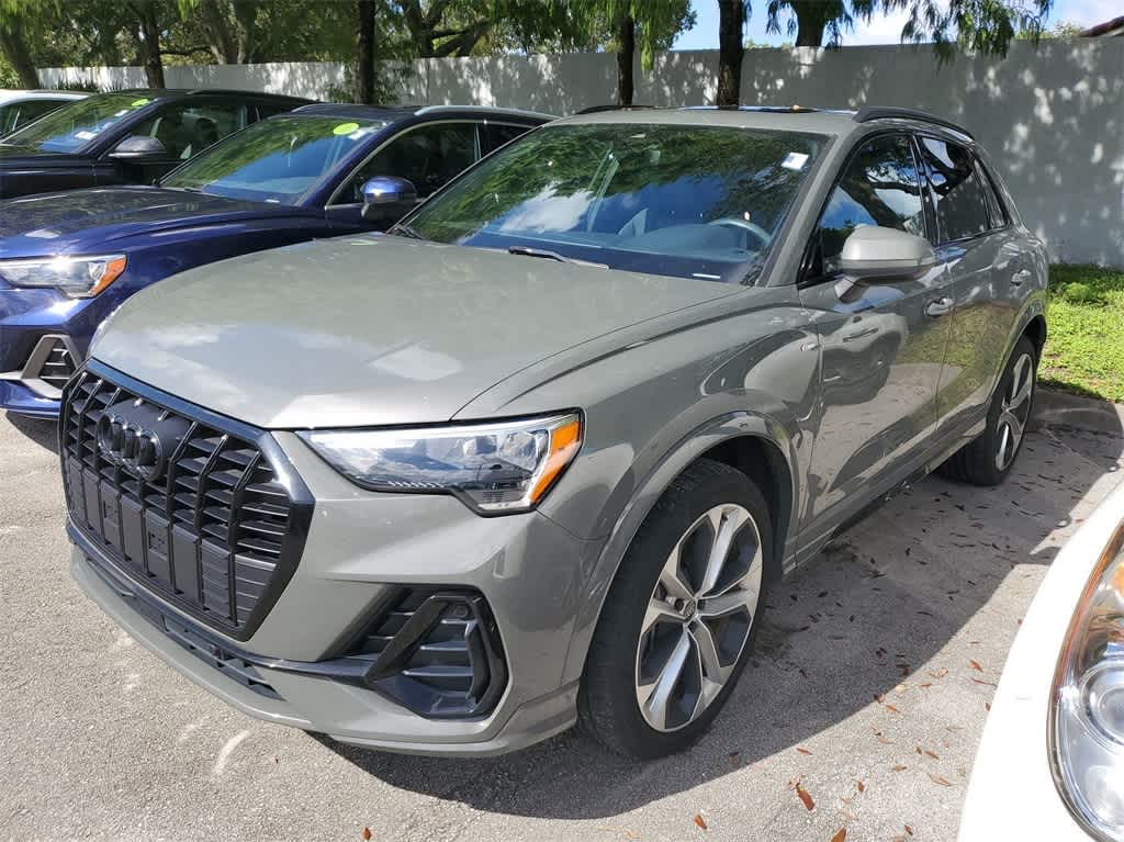 Used 2021 Audi Q3 S Line Premium with VIN WA1DECF39M1094556 for sale in Coral Springs, FL