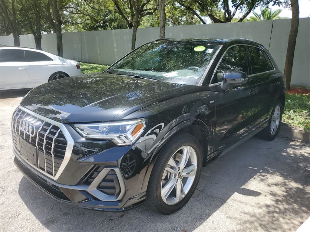 Certified 2021 Audi Q3 S Line Premium Plus with VIN WA1EECF31M1037837 for sale in Coral Springs, FL