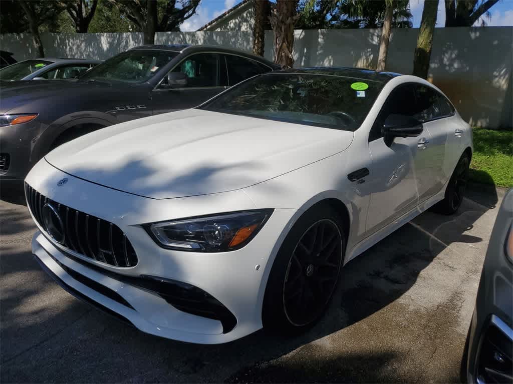 Used 2021 Mercedes-Benz AMG GT 4-Door Coupe 53 with VIN W1K7X6BB4MA037358 for sale in Coral Springs, FL