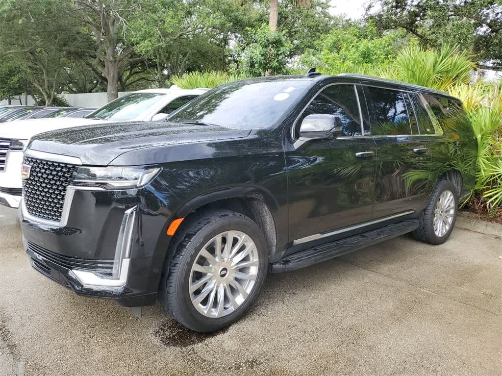 Used 2022 Cadillac Escalade ESV Premium Luxury with VIN 1GYS4KKL1NR286647 for sale in Coral Springs, FL