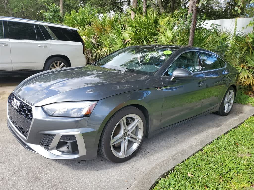 Used 2022 Audi A5 Sportback Premium Plus with VIN WAUFACF5XNA040662 for sale in Coral Springs, FL