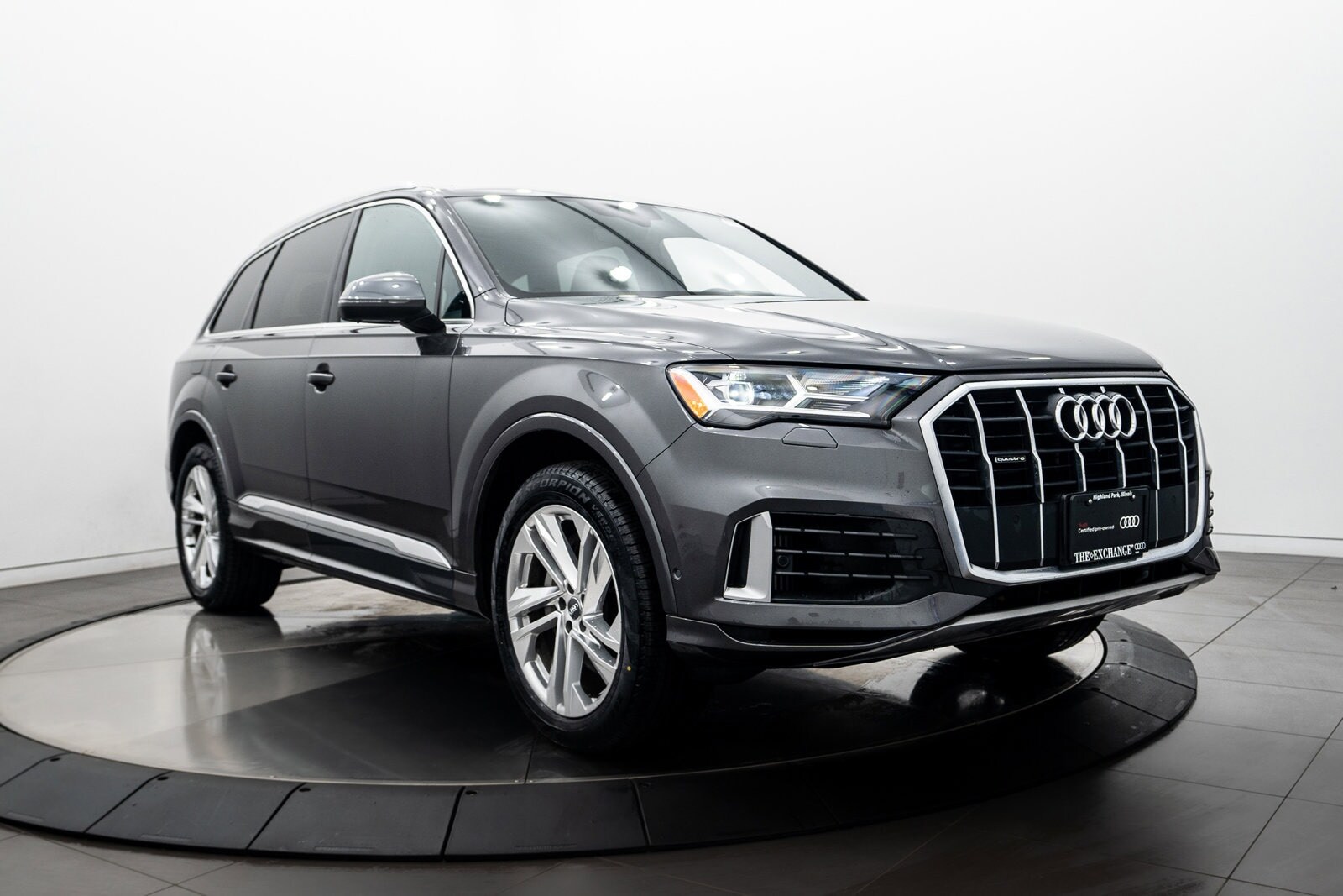 Certified 2020 Audi Q7 Premium Plus with VIN WA1LXAF77LD006291 for sale in Burlington, VT