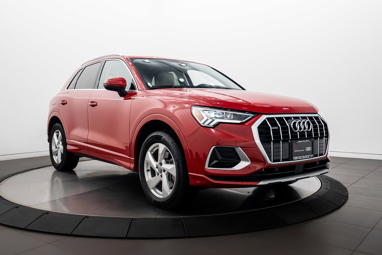 Certified 2020 Audi Q3 Premium Plus with VIN WA1BECF39L1014498 for sale in Burlington, VT