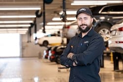 Staff member Tristan Bilodeau from 32b312118ee0