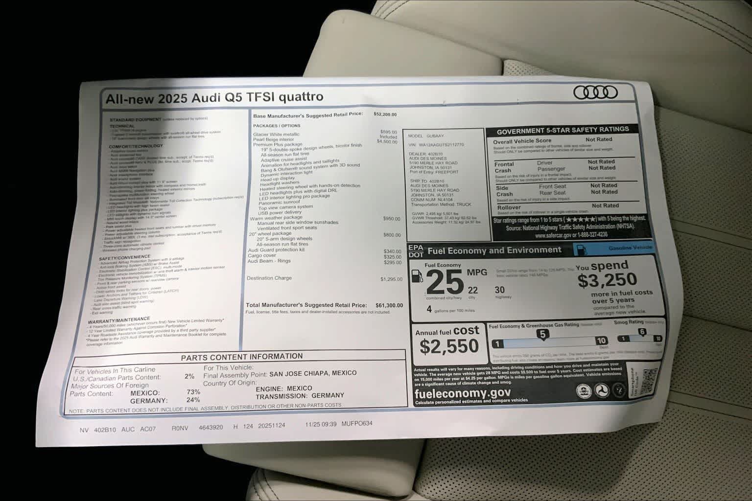 Thumbnail: 2025 Audi Q5 - 22