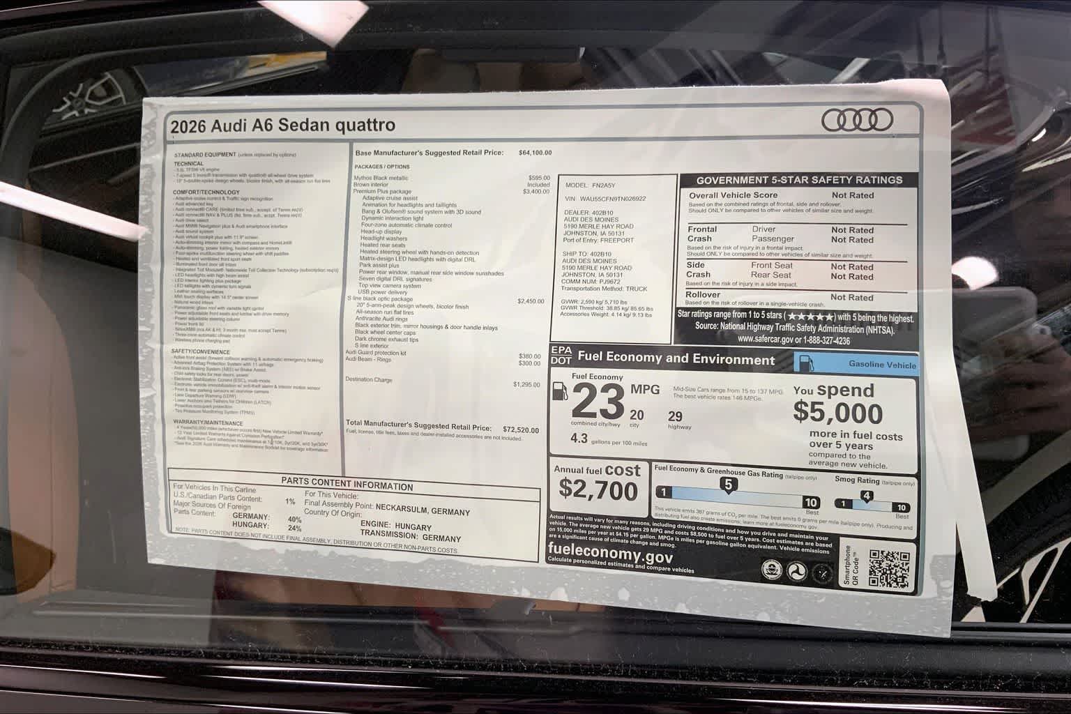 Thumbnail: 2026 Audi A6 - 21