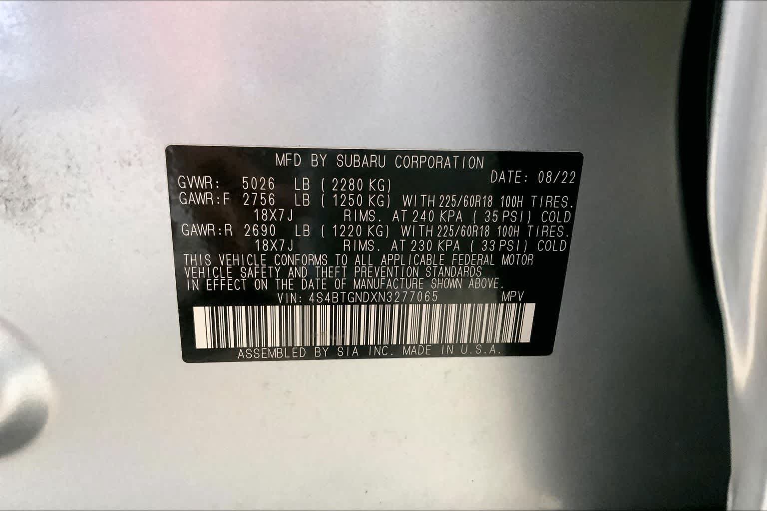 Thumbnail: 2022 Subaru Outback - 18