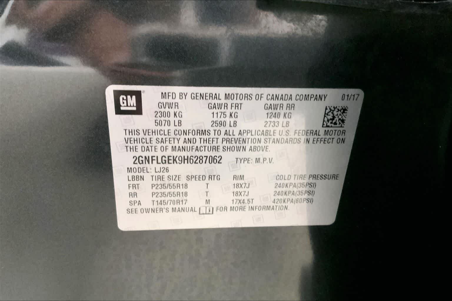 Thumbnail: 2017 Chevrolet Equinox - 19